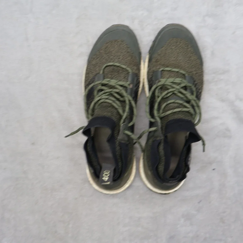 Adidas Mens 12 Athletic Shoes Green Camo Terrex Free Hiker Boost Trail Trekking